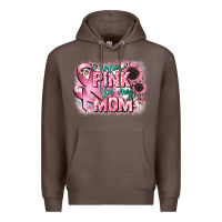 Coffee i wear pink for my mom Premium Hoodie - CowGirlArtShop
