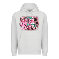 Dove Grey i wear pink for my mom Premium Hoodie - CowGirlArtShop