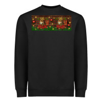 Black oh holy night Heavyweight Sweatshirt - BundleAndBundleShop