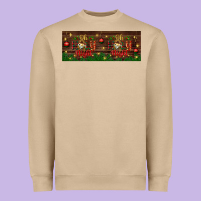 Oh Holy Night Heavyweight Sweatshirt Designed By Bundleandbundleshop