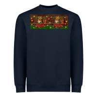Navy oh holy night Heavyweight Sweatshirt - BundleAndBundleShop