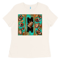 Bone American football mom Ladies Tee - Jasminsmagicworld