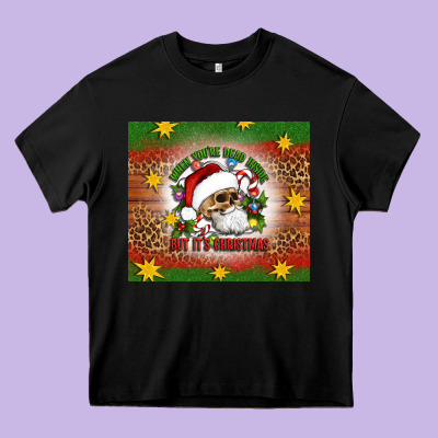 When You're Dead Inside But It's Christmas Heavy Core Tee Designed By Artiststas