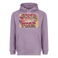 Lavender faith over fear breast cancer 12 inches 300 dpi Heavyweight Hoodie - CowGirlArtShop