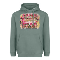 Sage faith over fear breast cancer 12 inches 300 dpi Heavyweight Hoodie - CowGirlArtShop