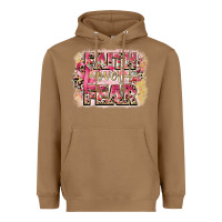Toasted Coconut faith over fear breast cancer 12 inches 300 dpi Heavyweight Hoodie - CowGirlArtShop