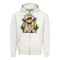 Oatmeal Heather Nacho average Mini Zipper Hoodie - NancyCooperArtShop