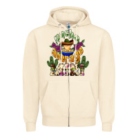 Sandshell Nacho average Mini Zipper Hoodie - NancyCooperArtShop