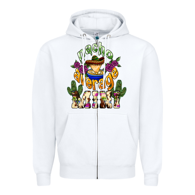 Nacho Average Mini Zipper Hoodie by NancyCooperArtShop | Teevron