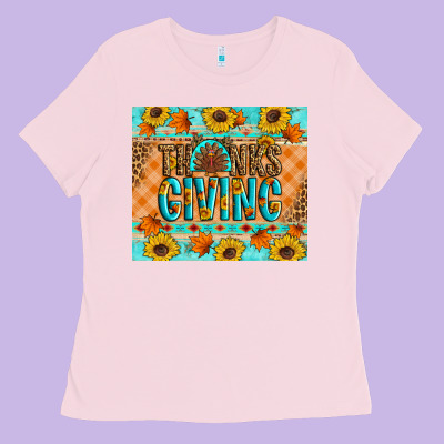 Thanksgiving Turkey Ladies Tee Designed By Artiststas