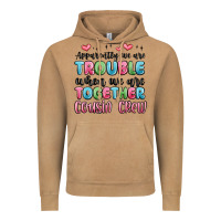 Vintage Camel apparently we are trouble when we are together cou Vintage Hoodie - MaliasSmallBusiness