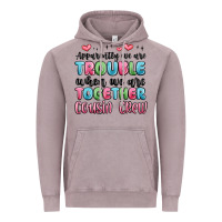 Vintage Zinc apparently we are trouble when we are together cou Vintage Hoodie - MaliasSmallBusiness