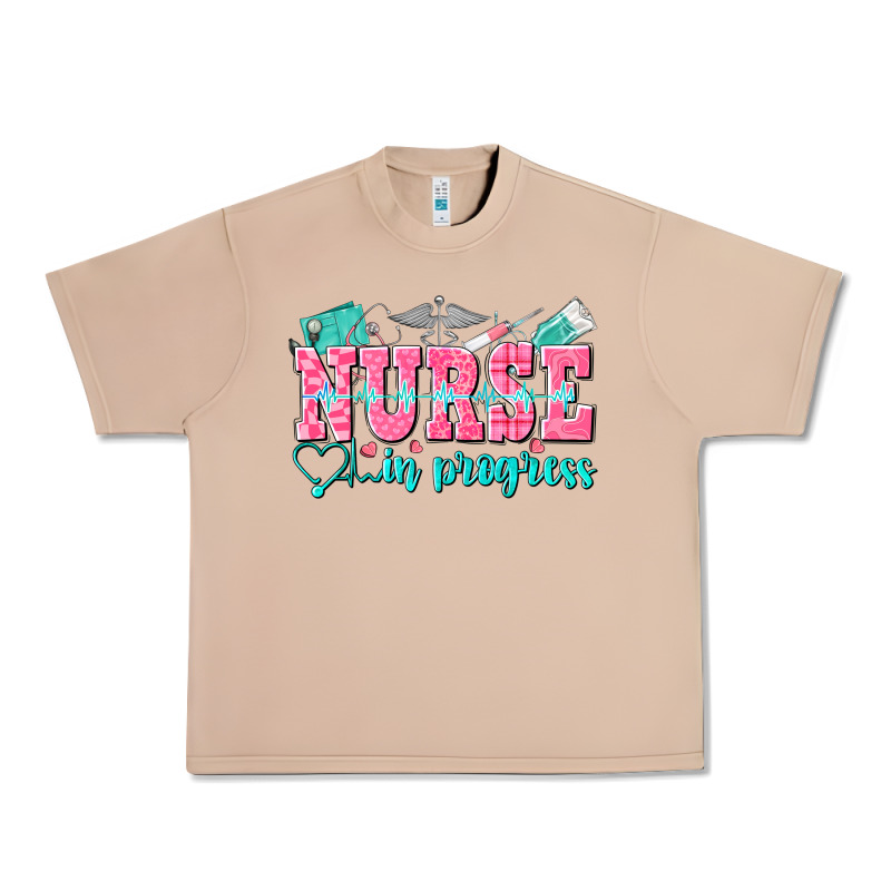 Nurse In Progress Urban Heavy Tee by NancyCooperArtShop | Teevron
