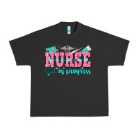 Pigment Black nurse in progress Urban Heavy Tee - NancyCooperArtShop