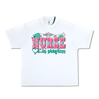 White nurse in progress Urban Heavy Tee - NancyCooperArtShop