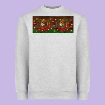 Oh Holy Night Heavyweight Sweatshirt Designed By Bundleandbundleshop