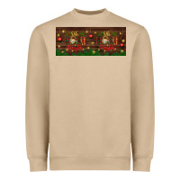 Mushroom Oh Holy Night Heavyweight Sweatshirt - BundleAndBundleShop