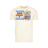Vintage Arctic reading because murder is wrong Vintage Tee - MaliasSmallBusiness