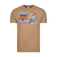 Vintage Coffee reading because murder is wrong Vintage Tee - MaliasSmallBusiness