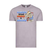 Vintage Zinc reading because murder is wrong Vintage Tee - MaliasSmallBusiness