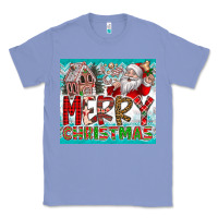 Colony Blue merry Christmas Classic Tee - CowhideDigitalArt