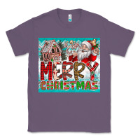 Lavender merry Christmas Classic Tee - CowhideDigitalArt