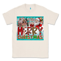 Natural merry Christmas Classic Tee - CowhideDigitalArt