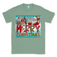 Sage merry Christmas Classic Tee - CowhideDigitalArt