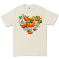 Bone pumpkin and daisies Premium Tee - AdoDesignShop