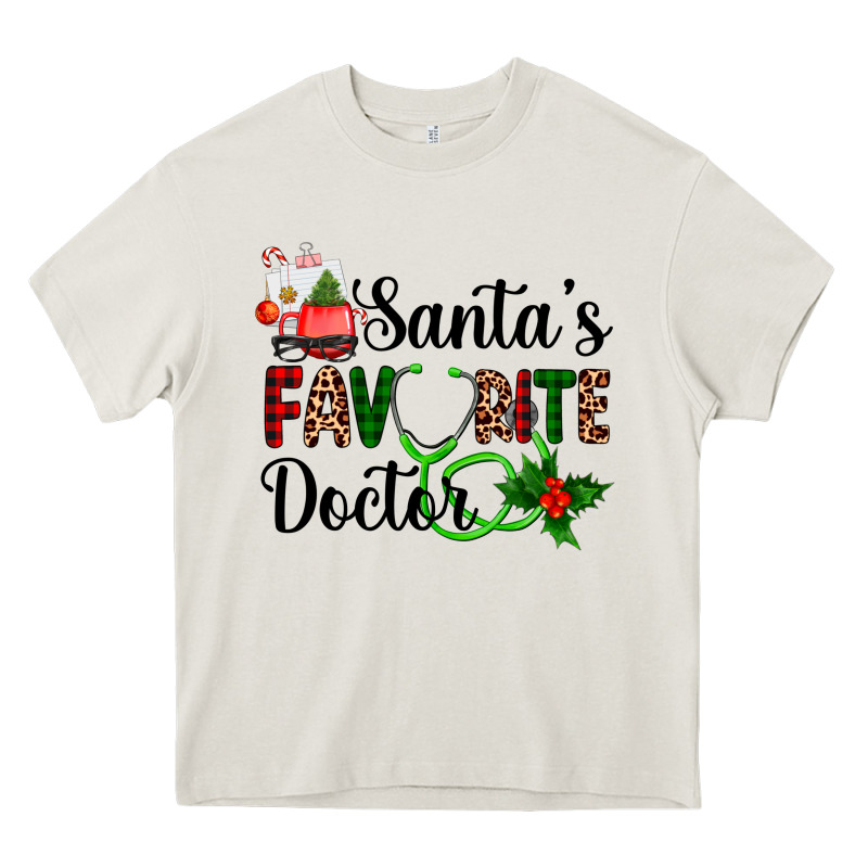 Santa's Favorite Doctor Heavy Core Tee by AdoDesignShop | Teevron