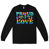 Black Lgbtq Proud Of Love Long Sleeve Tee - BundleAndBundleShop