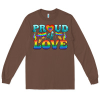 Chestnut Lgbtq Proud Of Love Long Sleeve Tee - BundleAndBundleShop