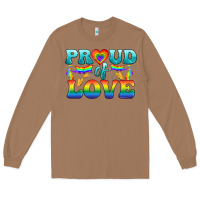 Toasted Coconut Lgbtq Proud Of Love Long Sleeve Tee - BundleAndBundleShop