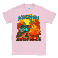 Bubblegum Pink backroads and bonfire Classic Tee - NancyCooperArtShop