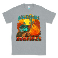 Heather Grey backroads and bonfire Classic Tee - NancyCooperArtShop