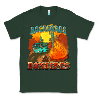 Sports Green backroads and bonfire Classic Tee - NancyCooperArtShop