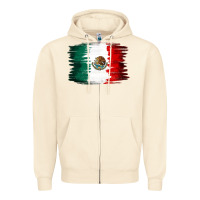 Sandshell Mexican flag Zipper Hoodie - NancyCooperArtShop