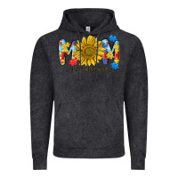 Vintage Black autism mom life sunflower Vintage Hoodie - MaliasSmallBusiness