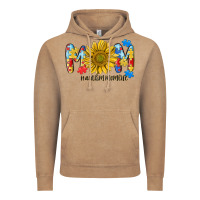 Autism Mom Life Sunflower Vintage Hoodie | Teevron