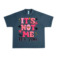 Midnight Navy it's not me it's you Urban Heavy Tee - MaliasSmallBusiness
