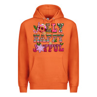 Carrot jolly happy joyful pink christmas Premium Hoodie - CowGirlArtShop