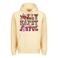 Pina Colada jolly happy joyful pink christmas Premium Hoodie - CowGirlArtShop