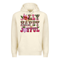 Sandshell jolly happy joyful pink christmas Premium Hoodie - CowGirlArtShop