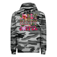 Slate Camo jolly happy joyful pink christmas Premium Hoodie - CowGirlArtShop