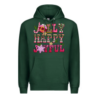 Sports Green jolly happy joyful pink christmas Premium Hoodie - CowGirlArtShop