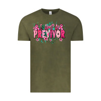 Vintage Olive i am a previvor Vintage Tee - NancyCooperArtShop