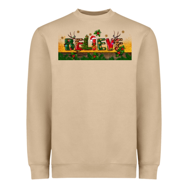 Christmas Believe Heavyweight Sweatshirt by BundleAndBundleShop | Teevron