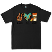Black peace love fall Premium Tee - JahusDesignShop