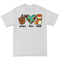 Dove Grey peace love fall Premium Tee - JahusDesignShop