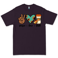 Plum peace love fall Premium Tee - JahusDesignShop
